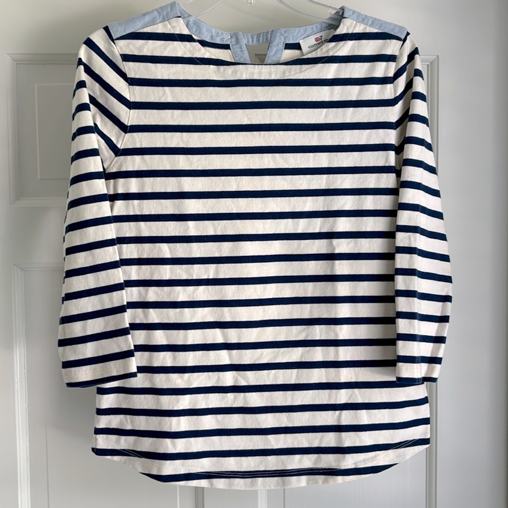 Vineyard Vines 3/4 sleeve striped shirt